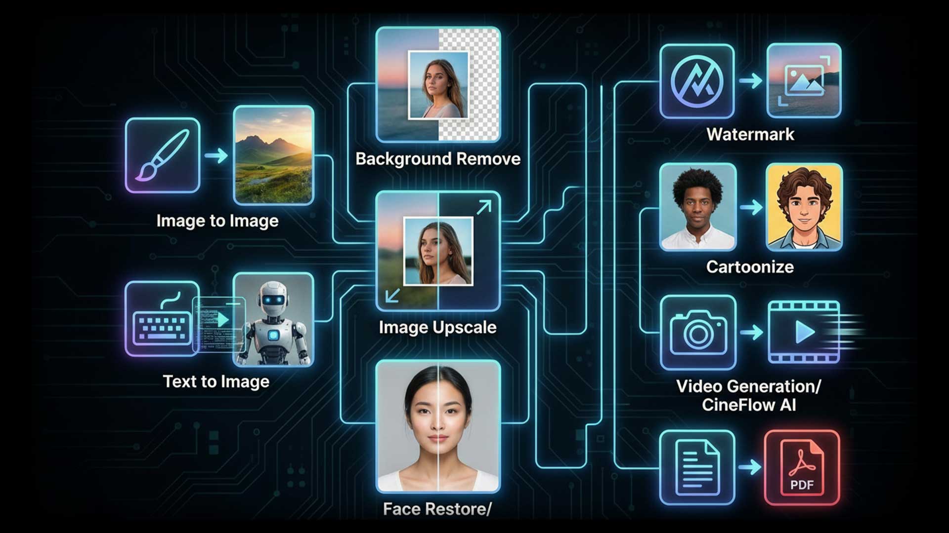 ButterflyAPI — AI tools for images, video, and documents